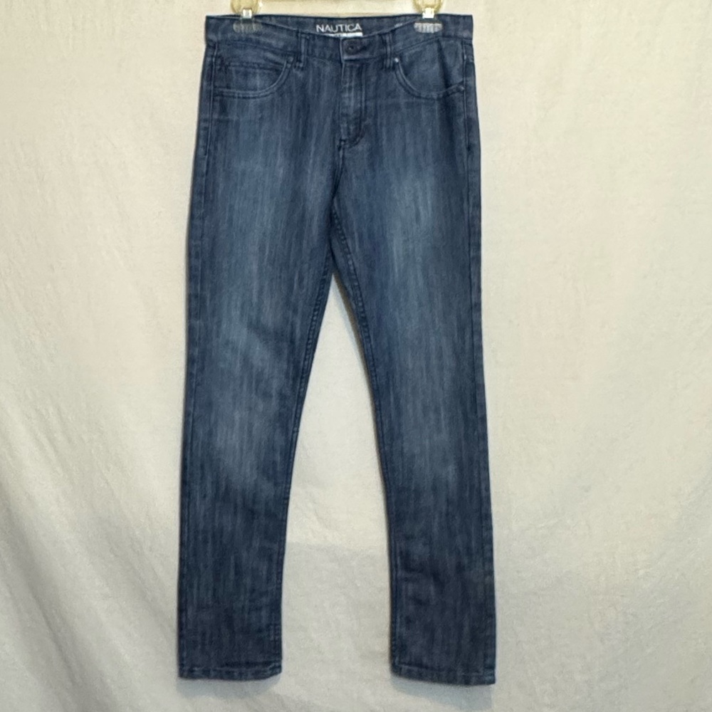 B-239 Girls Nautica Skinny Fit Denim Blue Jeans Size 16